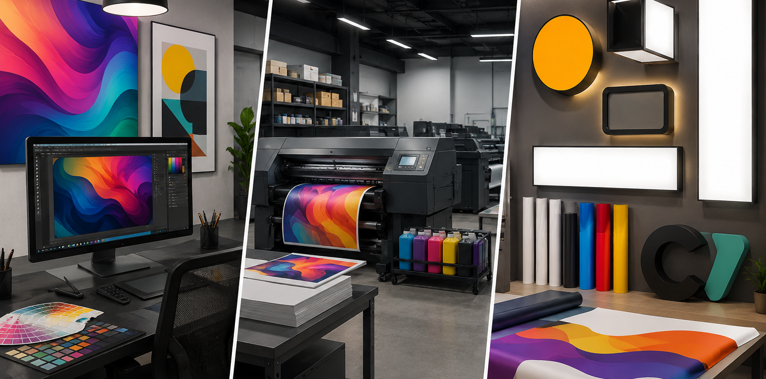 Diseño gráfico, imprenta y rótulos: la combinación perfecta para destacar